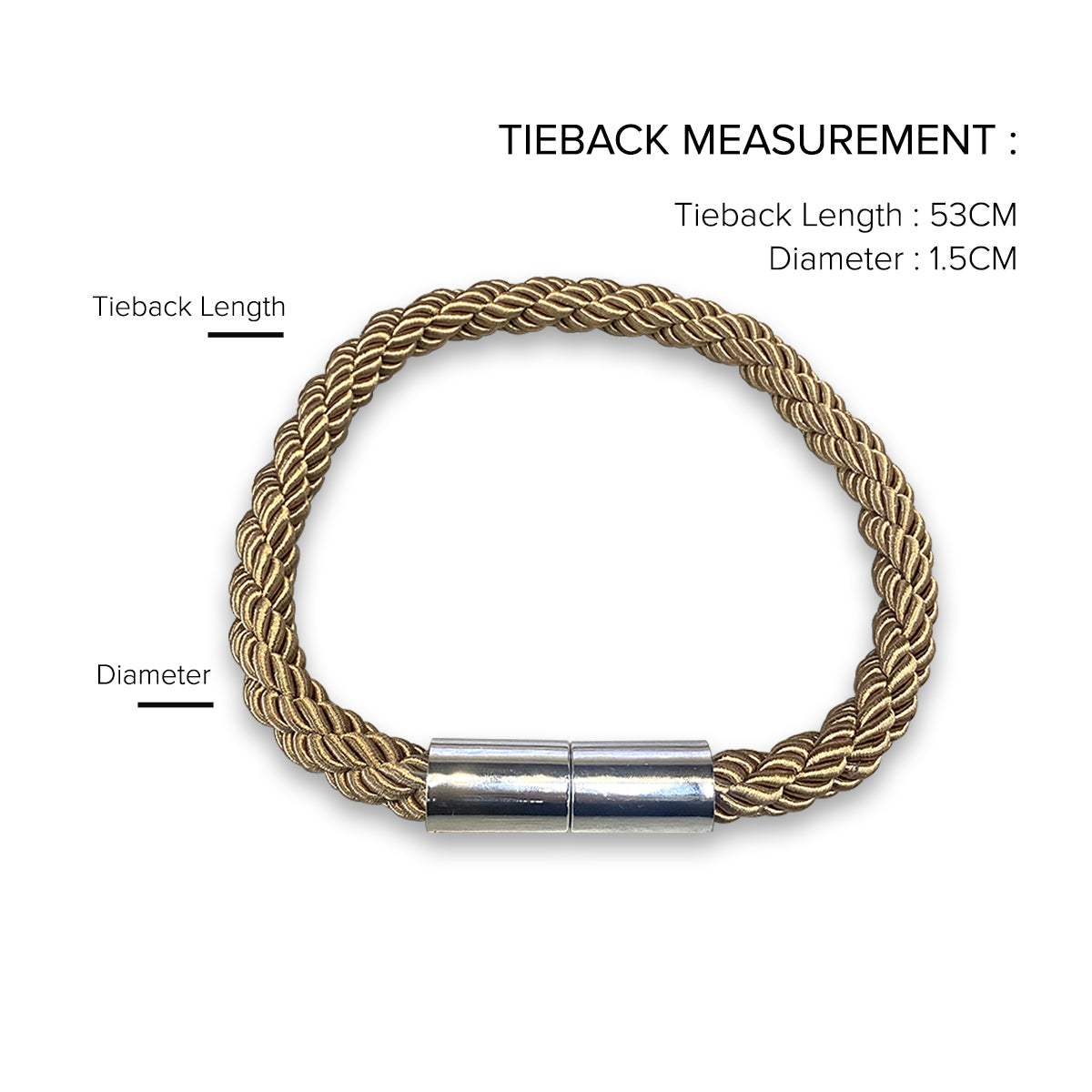 Mervelie Curtain Tieback
