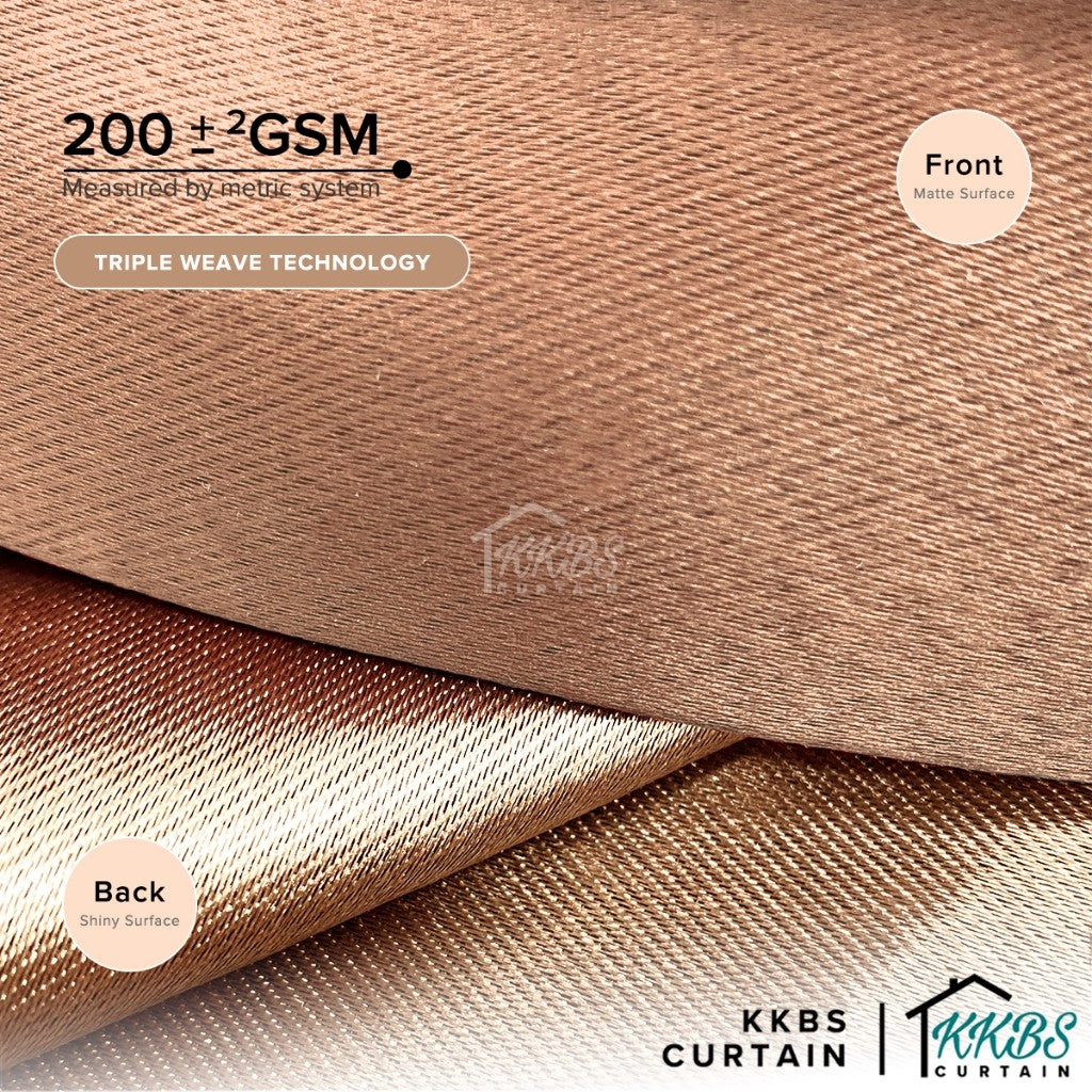 Melina 90-98% Blackout Curtain Ready Made Hook & Eyelet - Std Width