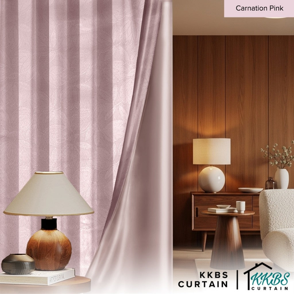 Melina 90-98% Blackout Curtain Ready Made Hook & Eyelet - Std Width