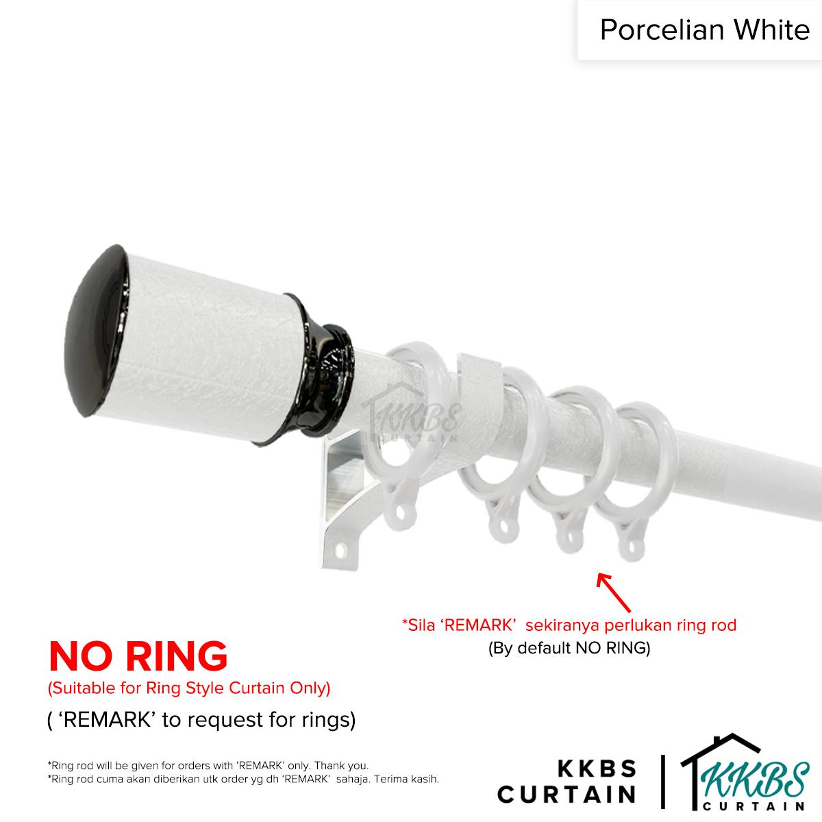 Luxstony Curtain Rod Single Complete Set