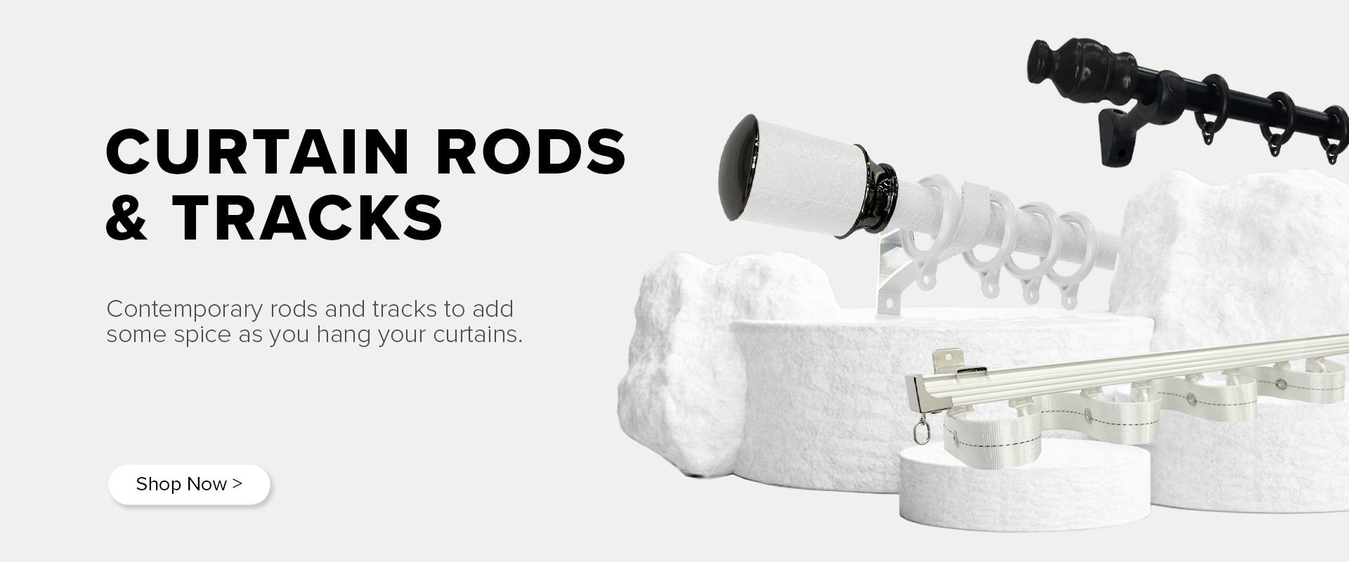 Curtain Track & Rods | KKBS CURTAIN