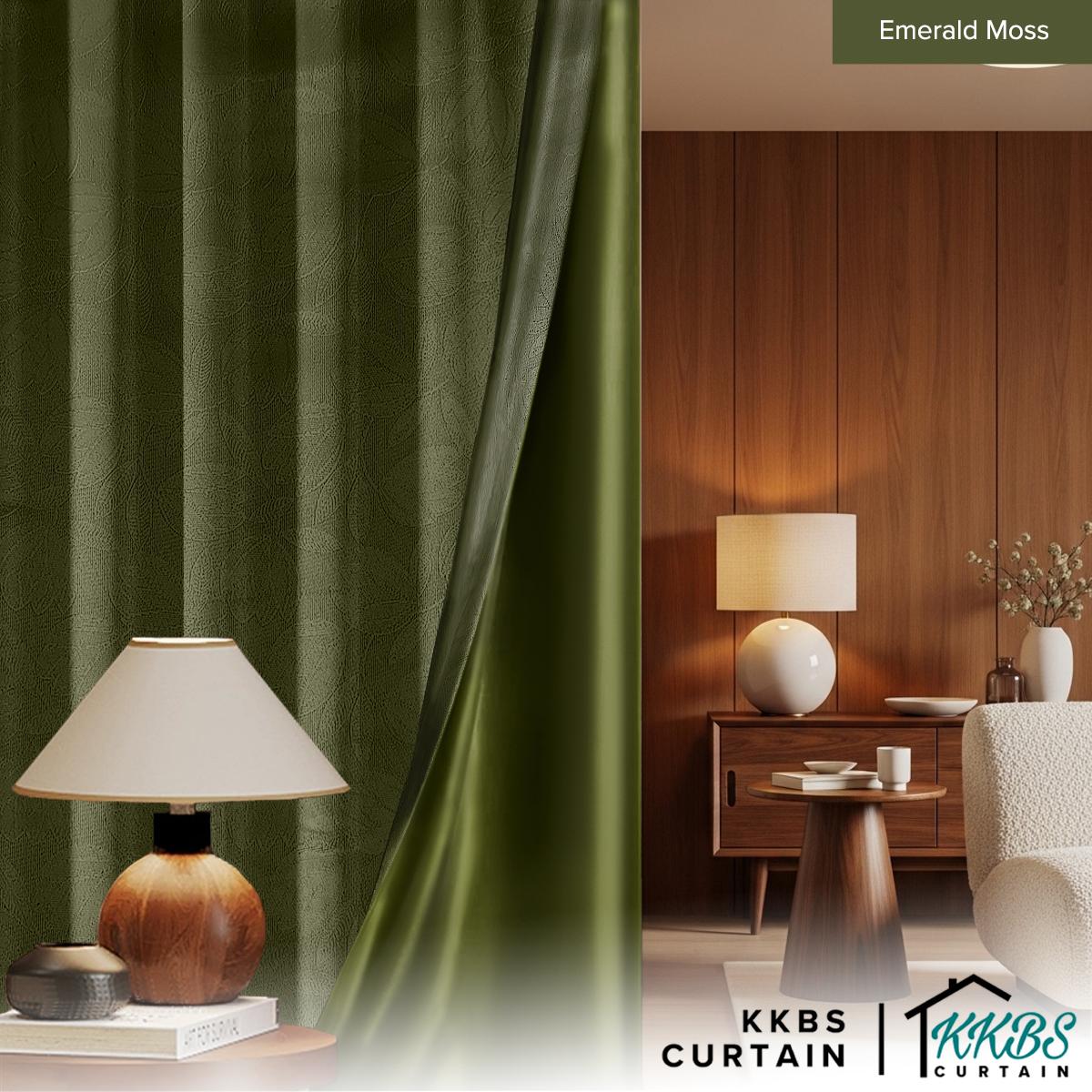 Miranda 90-98% Blackout Curtain Ready Made Hook &amp; Eyelet - Std Width