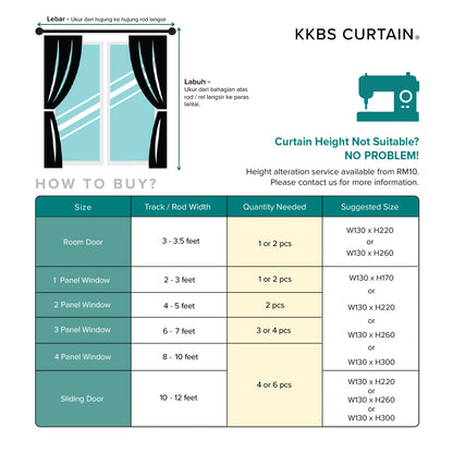 Mirelli 95-99% Blackout Ready Made Curtain - Standard Width