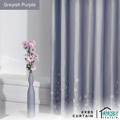 [BUY 1 FREE 1]  Lavinia Semi Blackout Curtain Ready Made