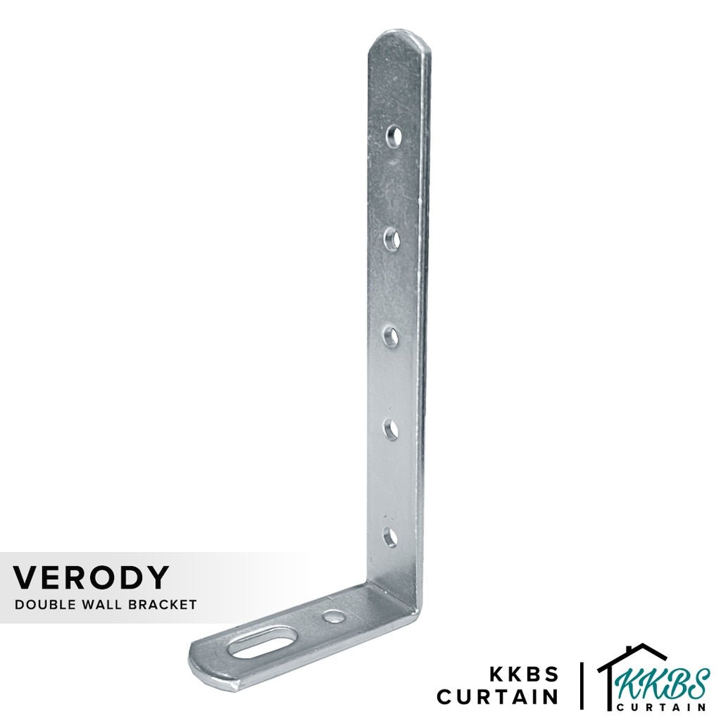 6" Verody S Track Wall Bracket Extension Double - KKBS CURTAIN