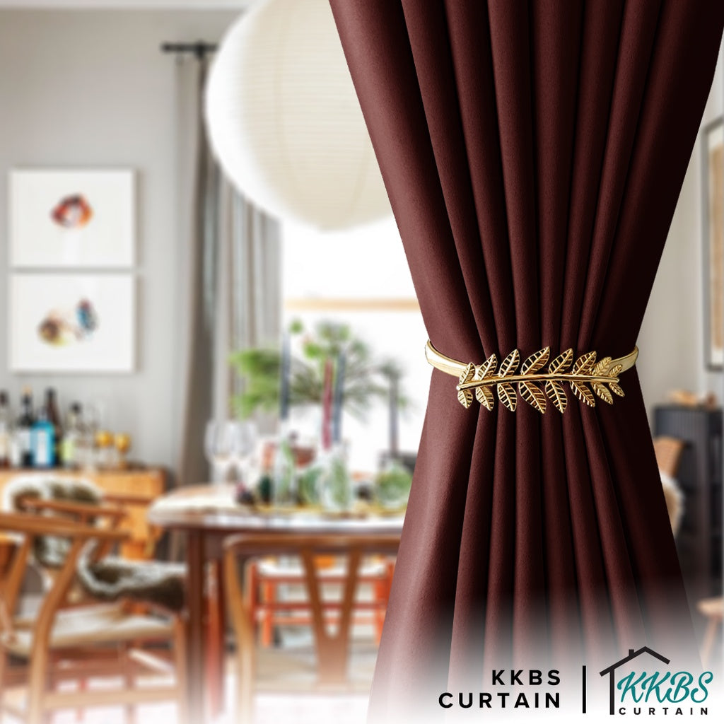 Emorie Small Leaves Design Curtain Tieback