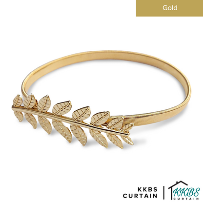 Emorie Small Leaves Design Curtain Tieback