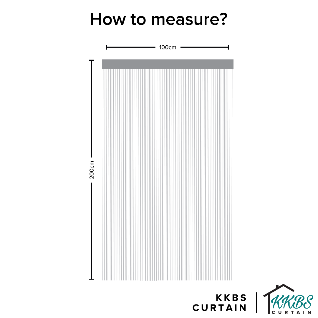 Rainbow Colour String Curtain