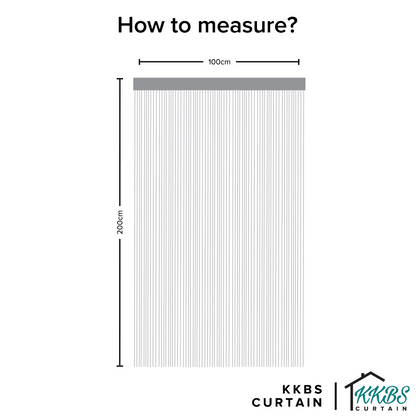 Rainbow Colour String Curtain