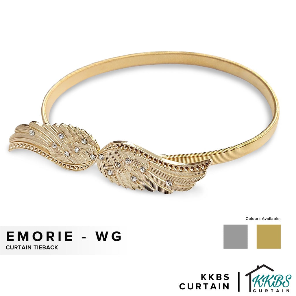 Emorie Wing Design Curtain Tieback