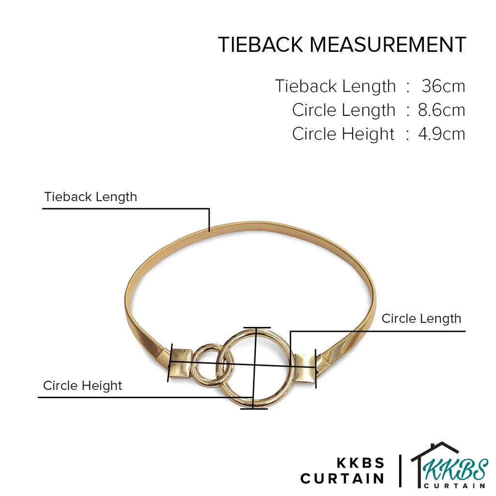 Emorie Ring Design Curtain Tieback