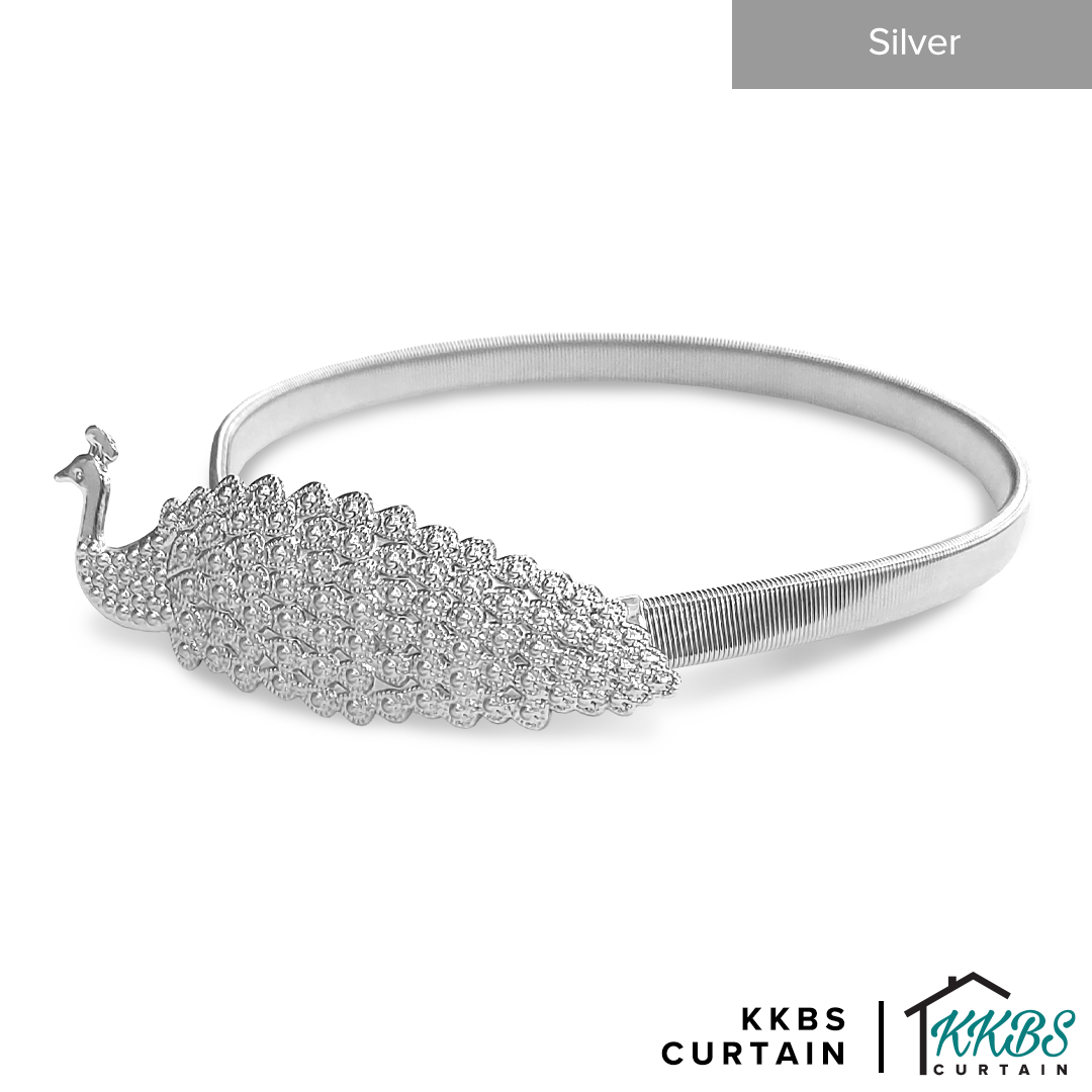 Emorie Peacock Design Curtain Tieback