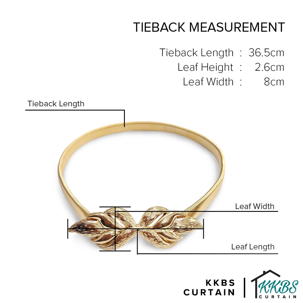 Emorie Petals Design Curtain Tieback