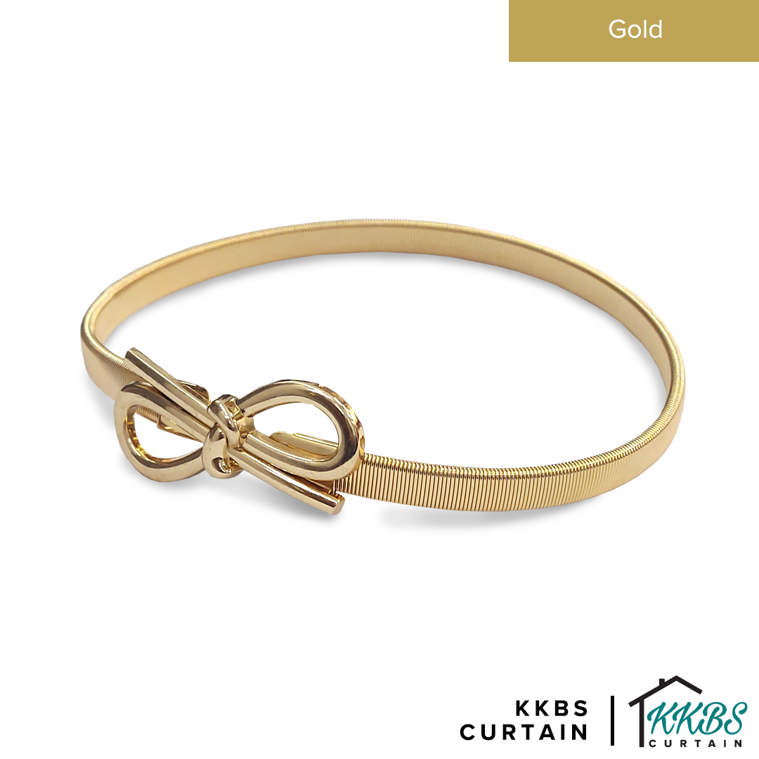 Emorie Ribbon Design Curtain Tieback