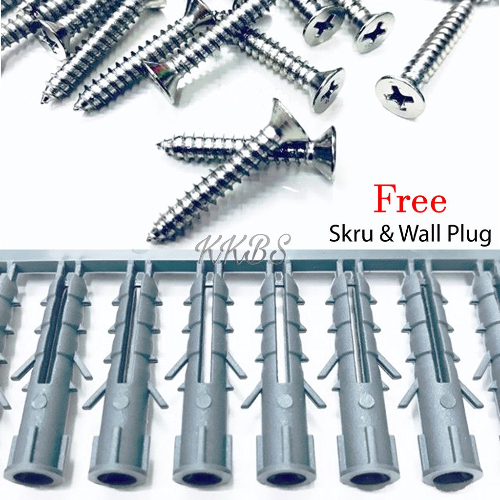 Traludy Aluminium Curtain Rail/ Track Triple Complete Set