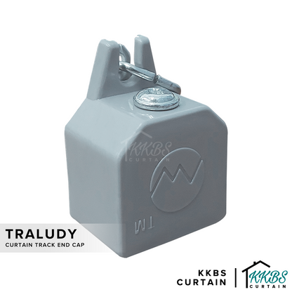 Traludy Curtain Track End Cap