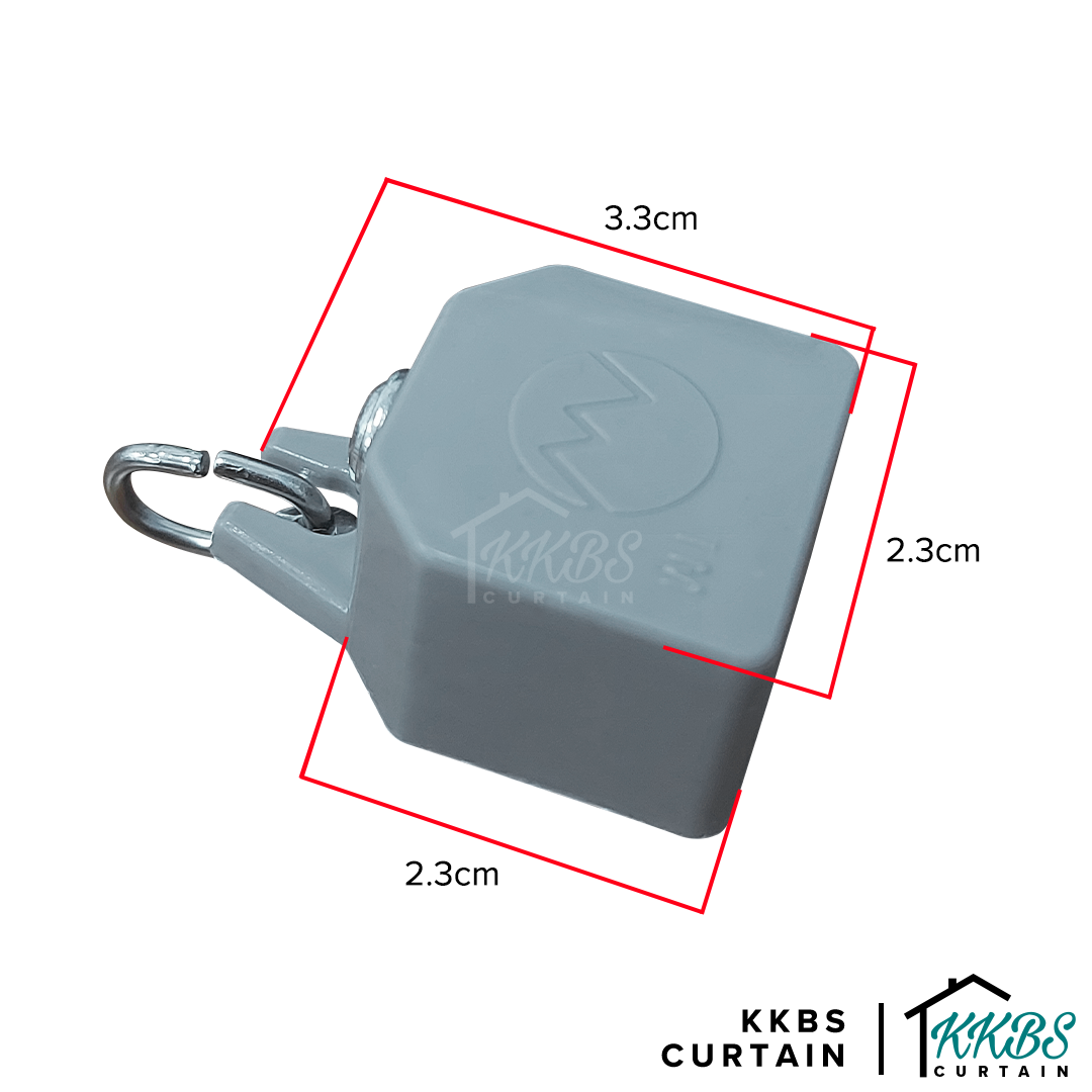 Traludy Curtain Track End Cap