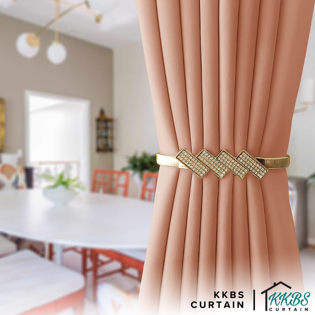 Emorie Zigzag Design Curtain Tieback