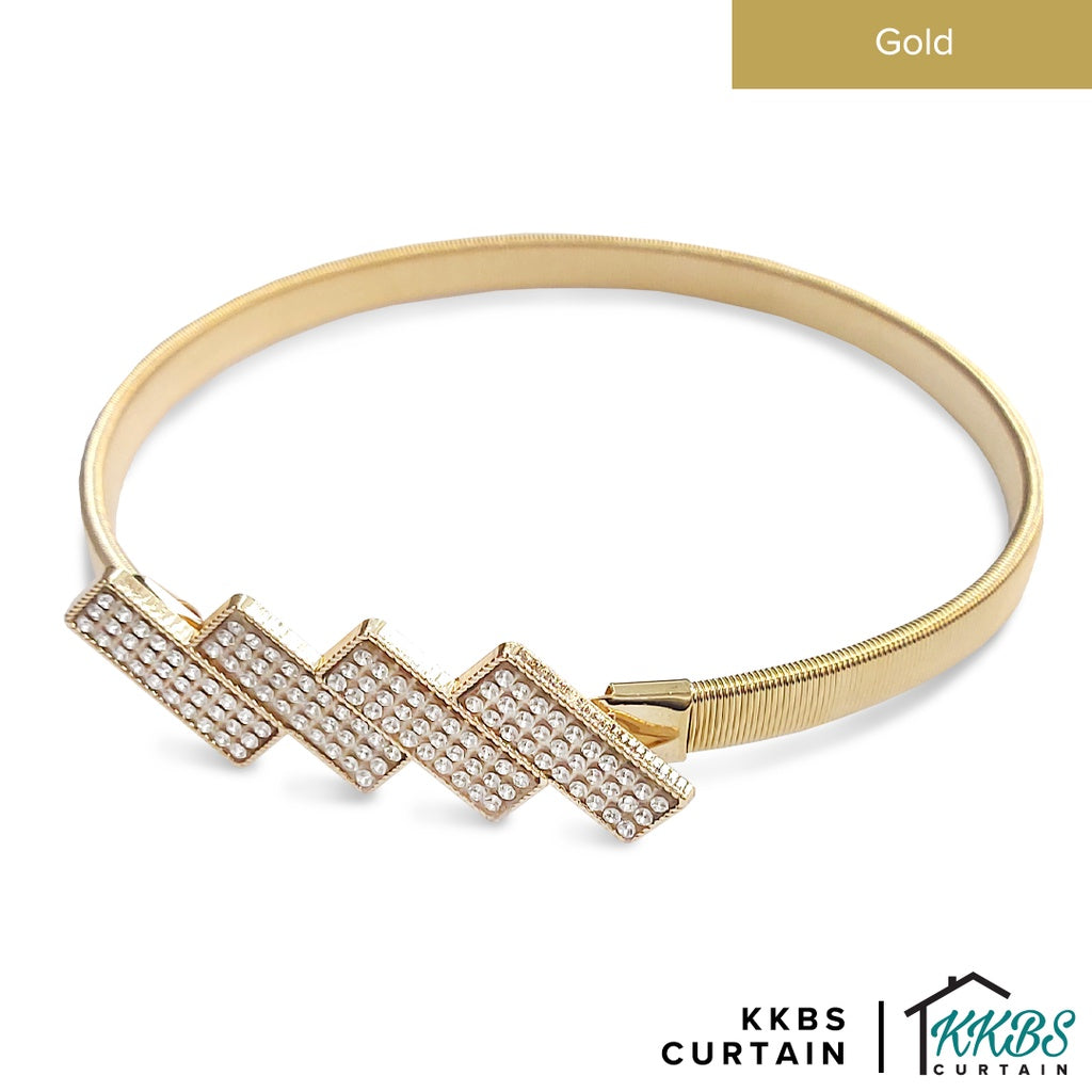 Emorie Zigzag Design Curtain Tieback