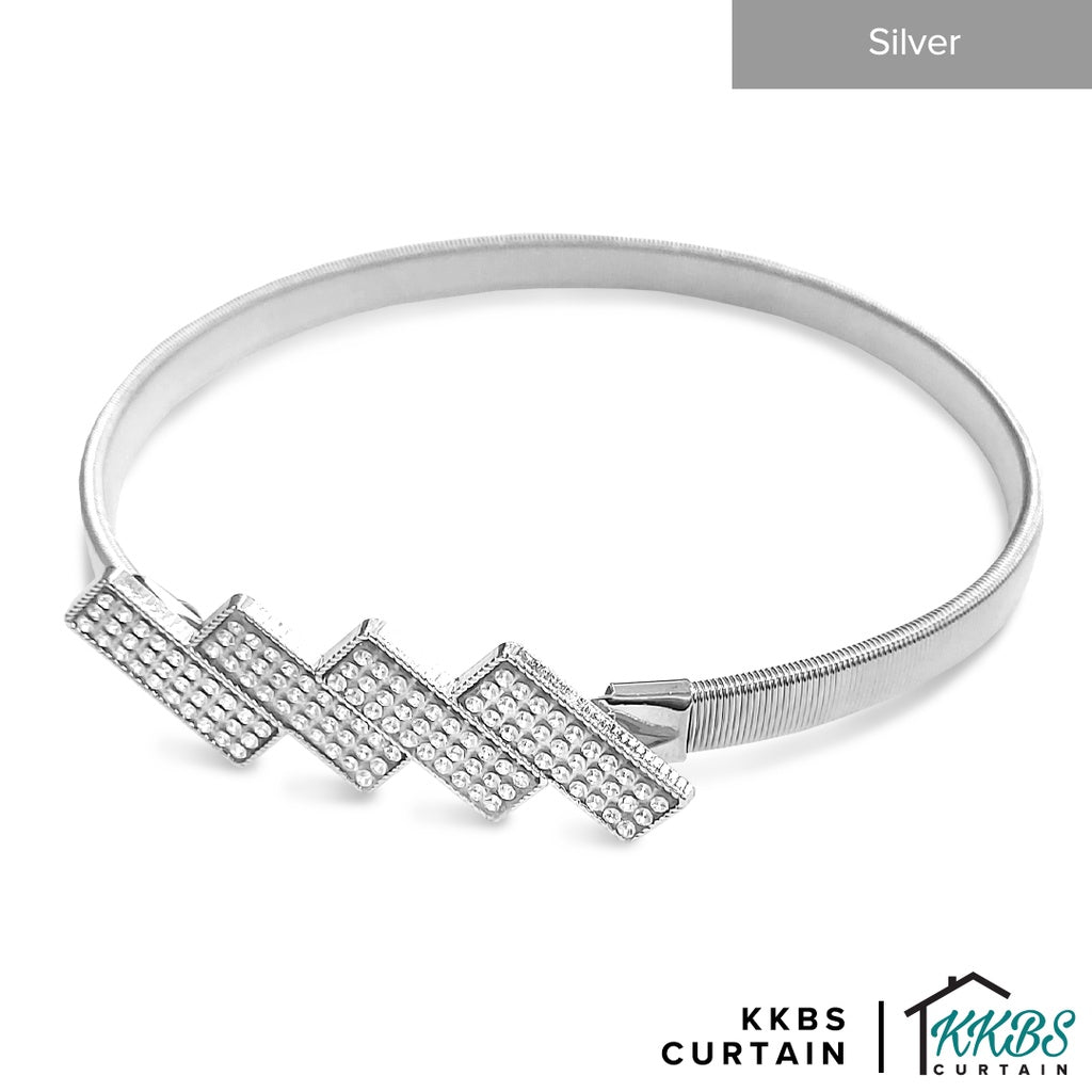 Emorie Zigzag Design Curtain Tieback