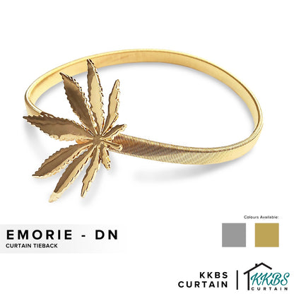 Emorie Leaf Design Curtain Tieback