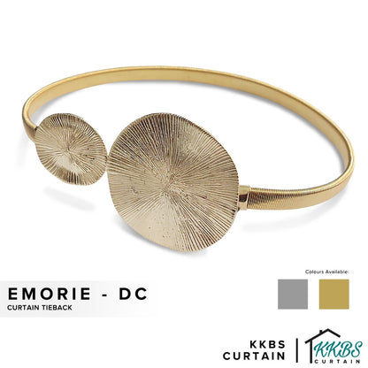 Emorie Lotus Leaf Design Curtain Tieback