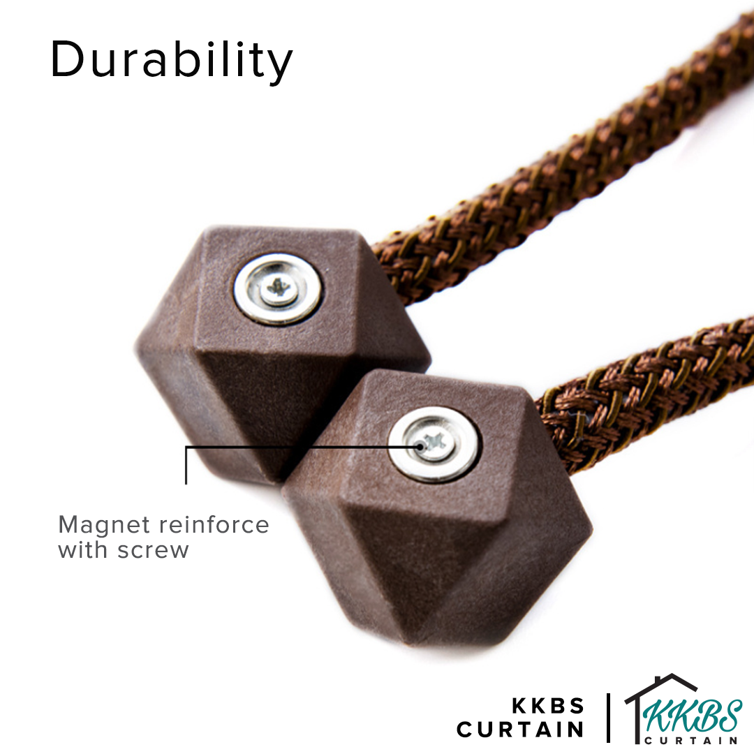 Priscubie Magnetic Prismatic Cube Curtain Tieback