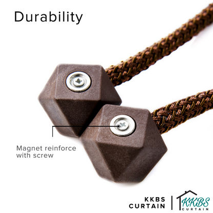 Priscubie Magnetic Prismatic Cube Curtain Tieback