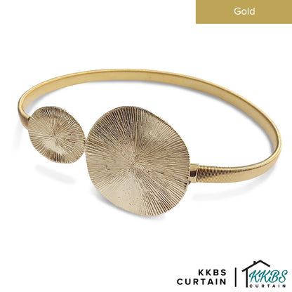 Emorie Lotus Leaf Design Curtain Tieback