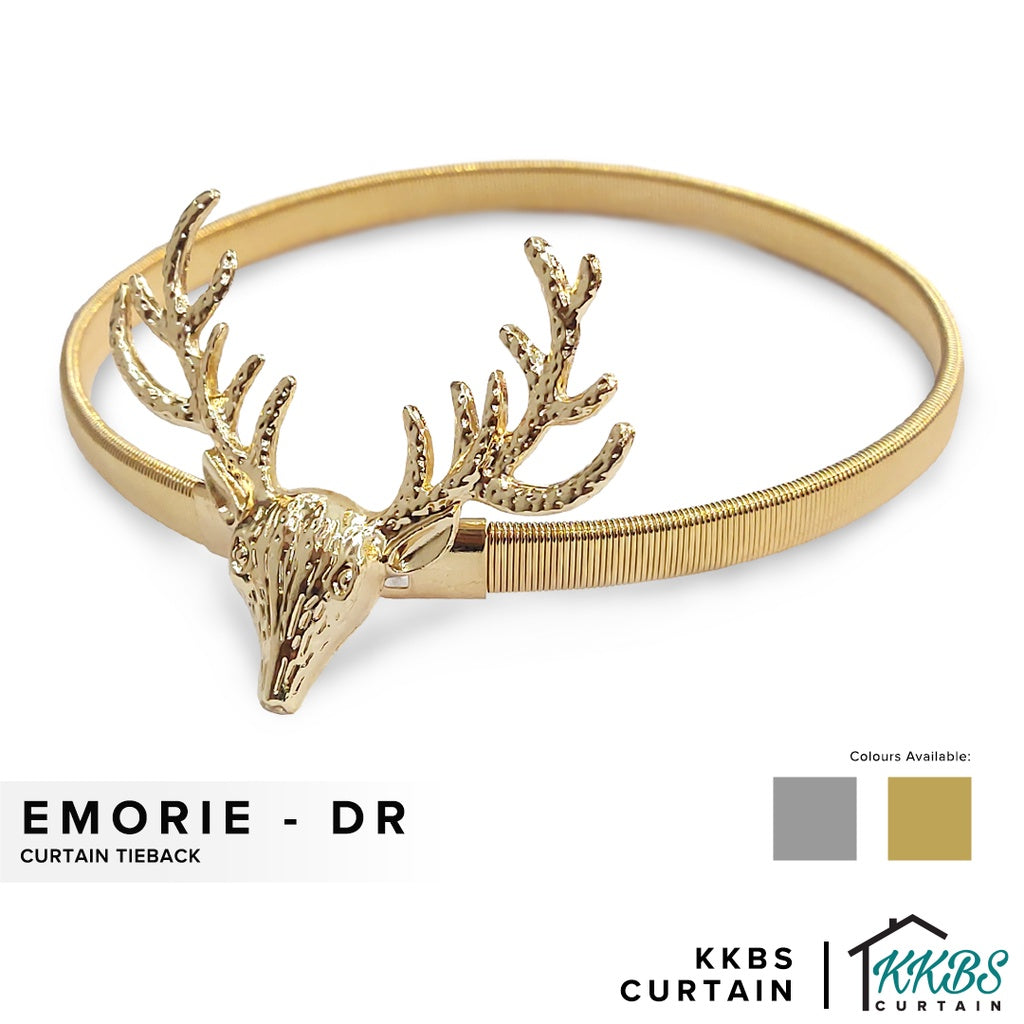 Emorie Deer Design Curtain Tieback