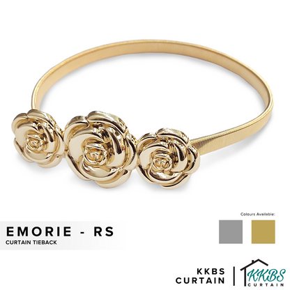 Emorie Rose Design Curtain Tieback
