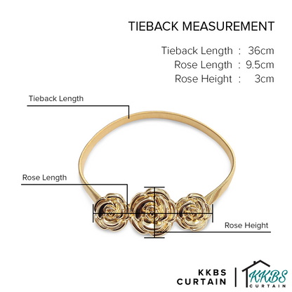 Emorie Rose Design Curtain Tieback