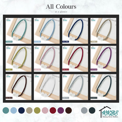 Pearlie Magnetic Pearl Braided Curtain Tieback