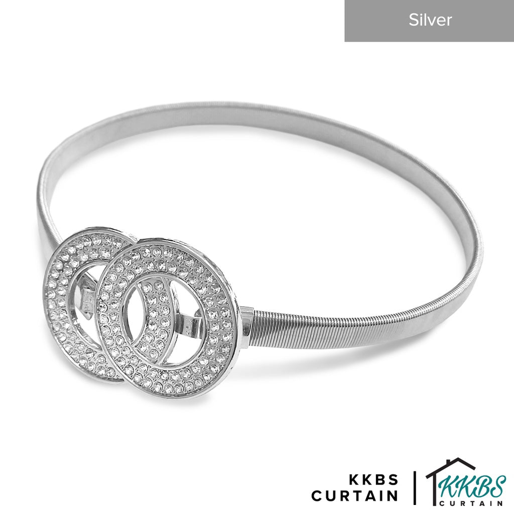 Emorie Interlaced Ring Design Curtain Tieback