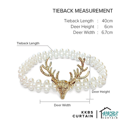 Trixie Deer Design Curtain Tieback