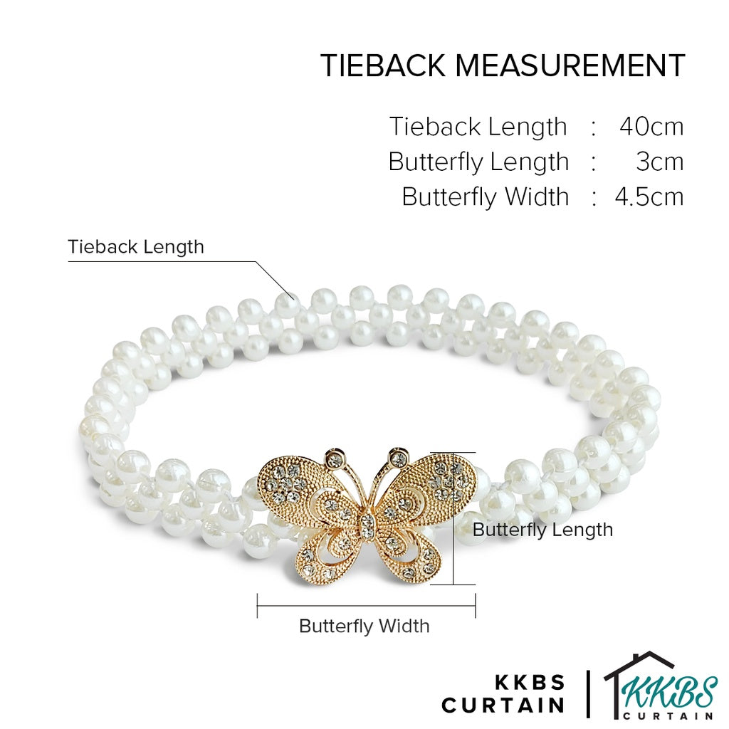 Trixie Butterfly Design Curtain Tieback