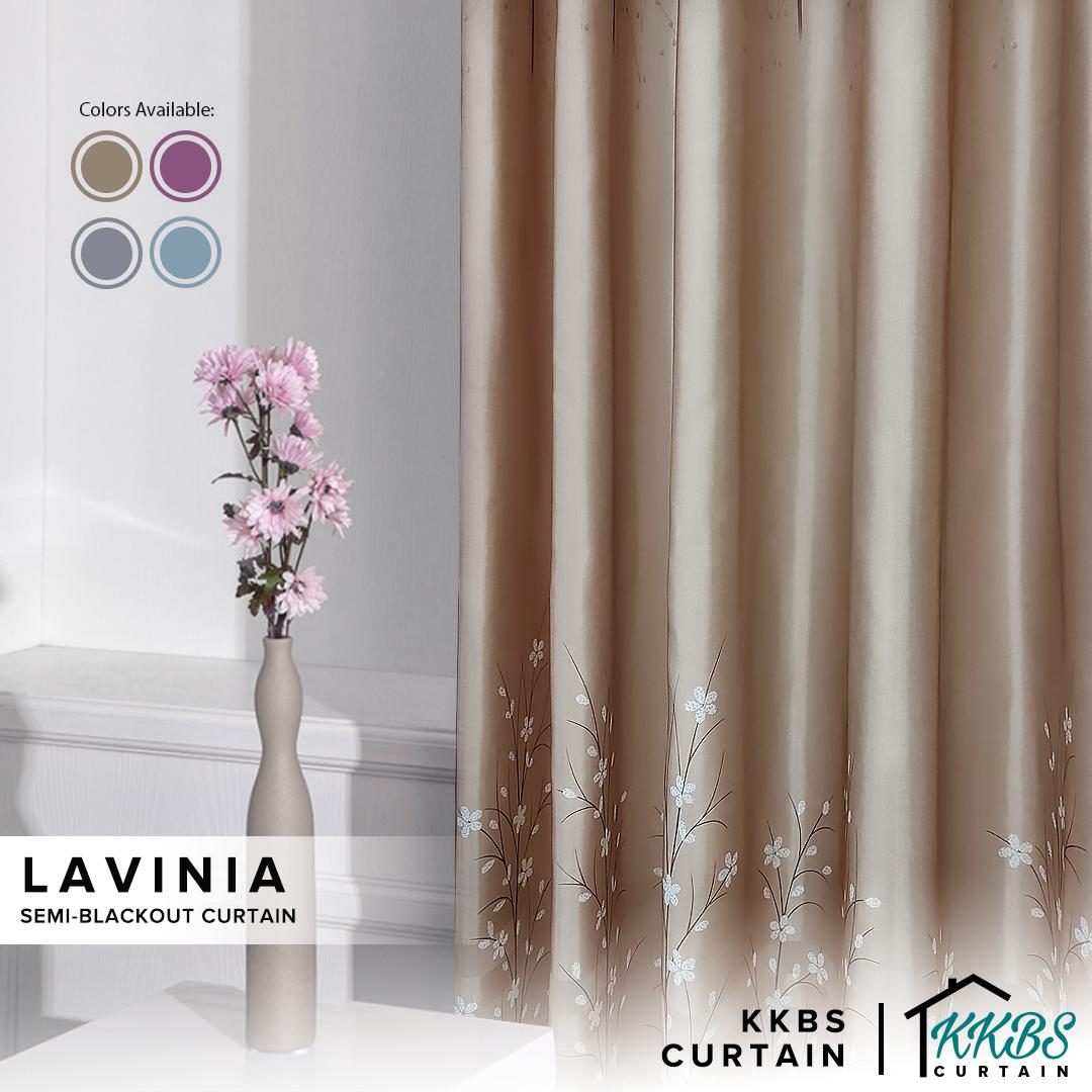 Lavinia Semi Blackout Curtain Ready Made