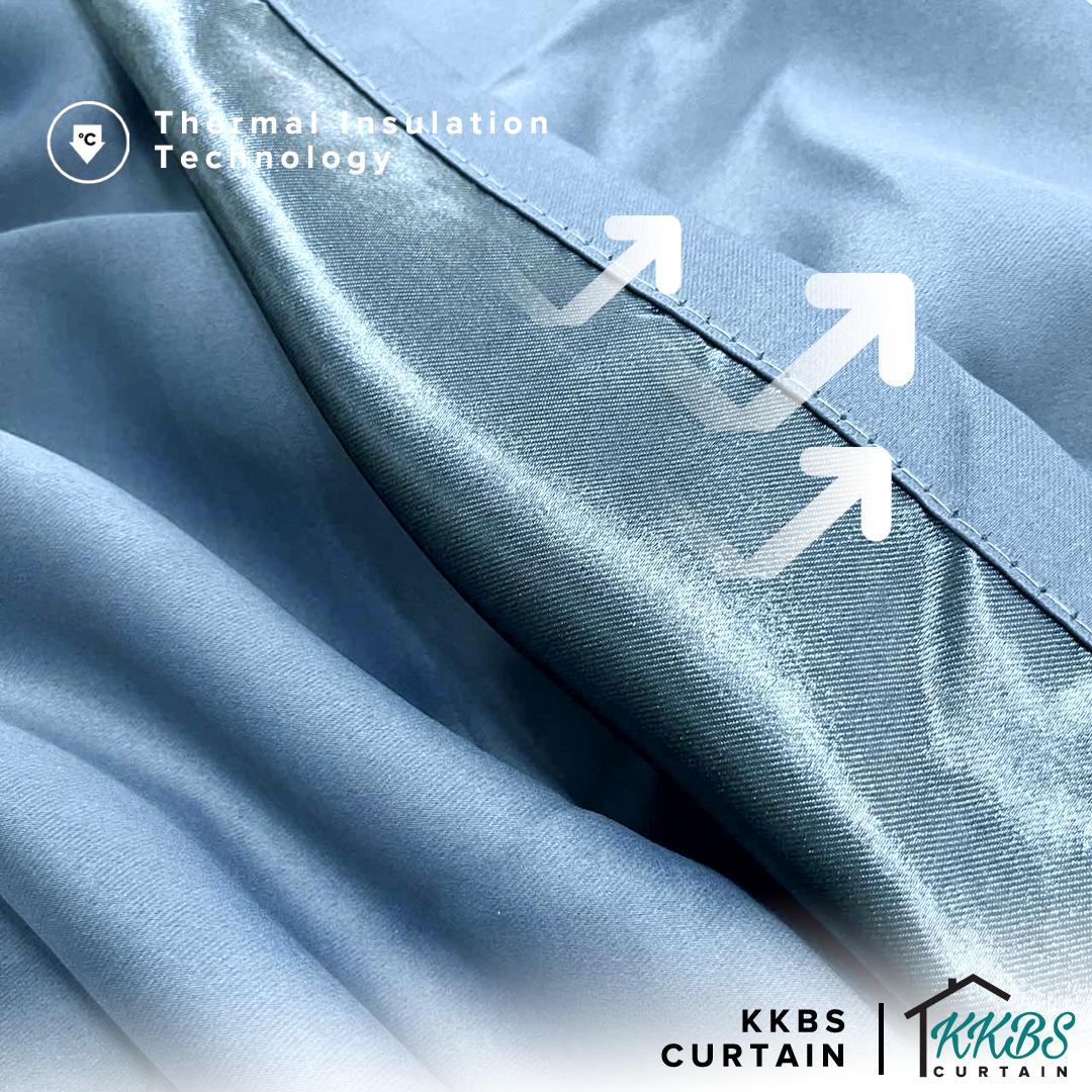 [BUY 1 FREE 1] Luxeria 90% Blackout Curtain Ready Made