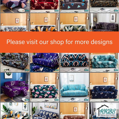 Anti Skid Scratch Protector Milk Fiber Elastic Cushion Sofa Cover Page 1