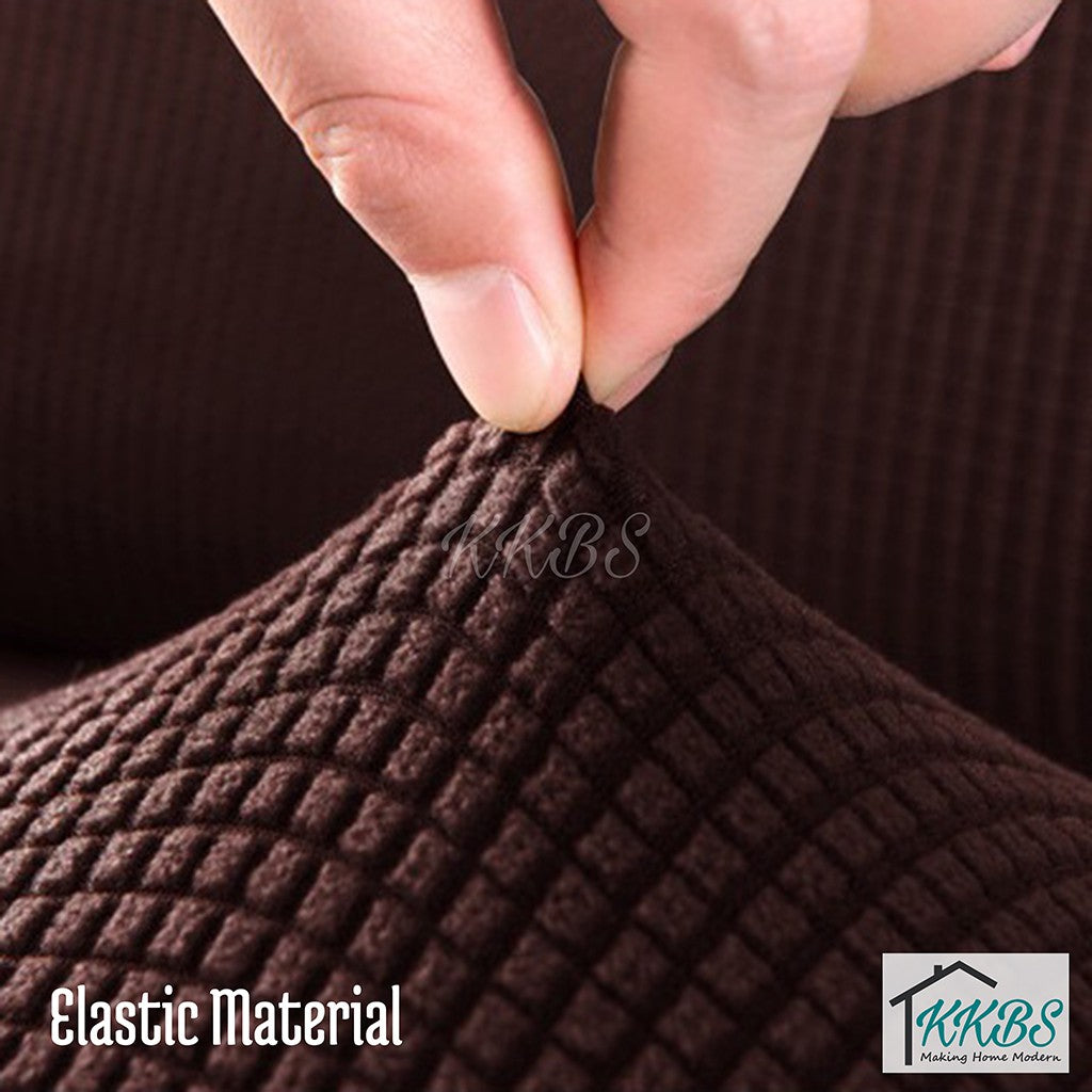 Anti Skid Scratch Protector Solid Colour Cushion Sofa Cover