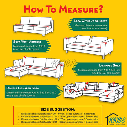 Anti Skid Scratch Protector Solid Colour Cushion Sofa Cover