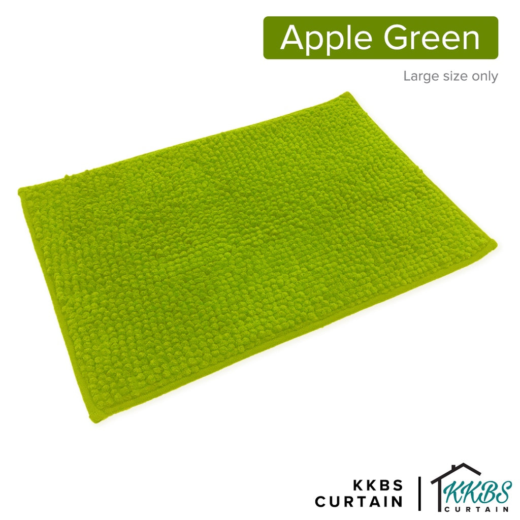 Chenille Microfiber Floor Mat Door Mat Plain Colour