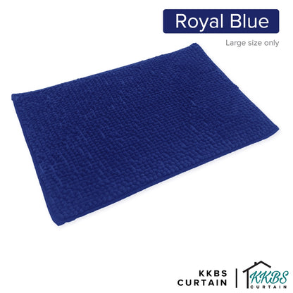 Chenille Microfiber Floor Mat Door Mat Plain Colour