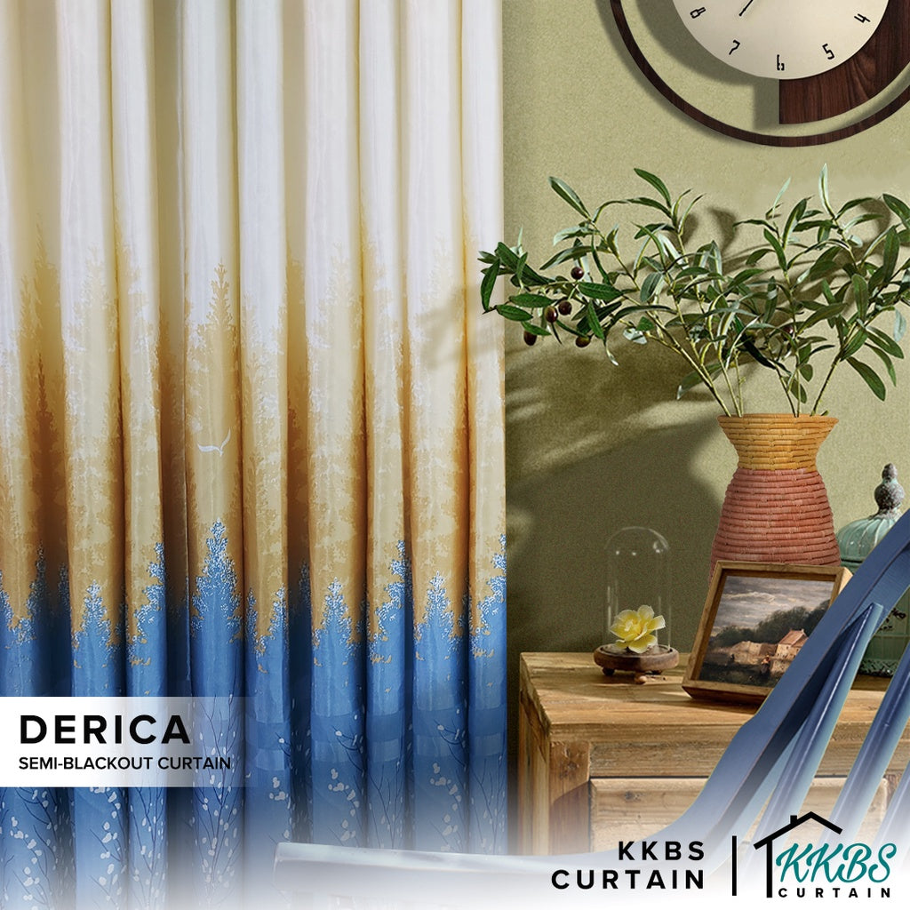 Derica Semi Blackout Curtain Ready Made