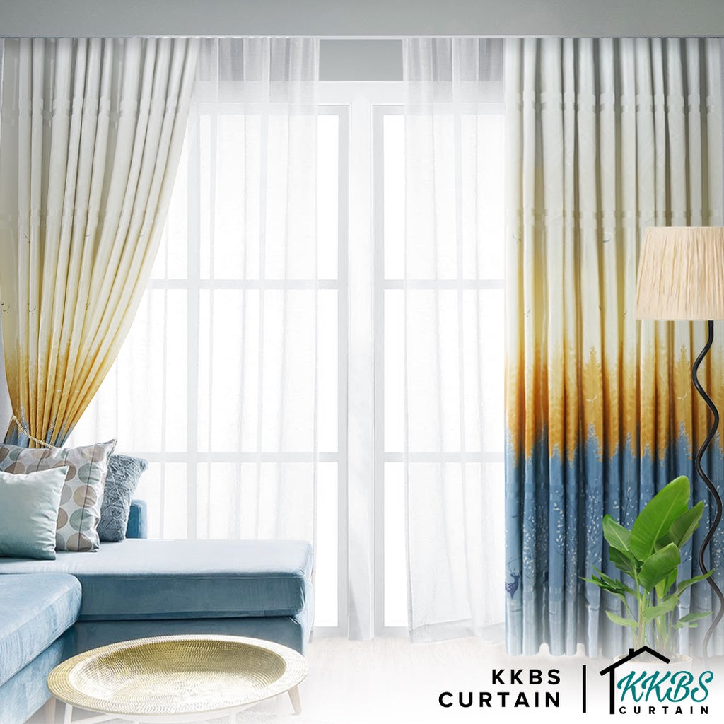 Derica Semi Blackout Curtain Ready Made