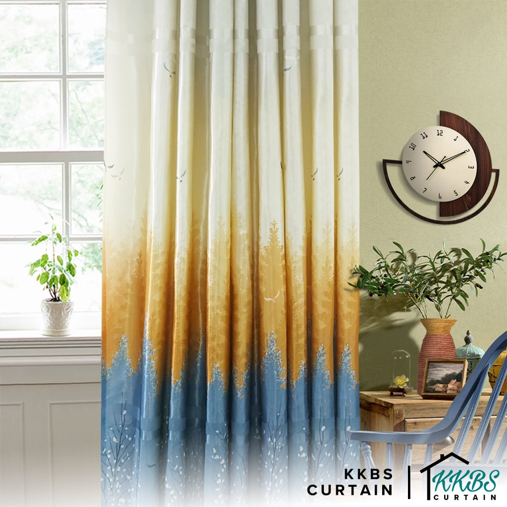 Derica Semi Blackout Curtain Ready Made