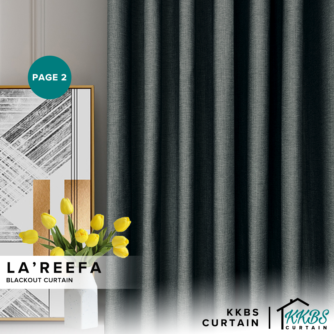 Lareefa 85-95% Blackout Curtain Ready Made (Page 2)
