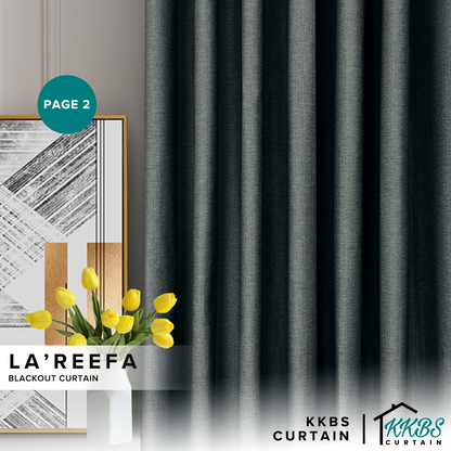 Lareefa 85-95% Blackout Curtain Ready Made (Page 2)