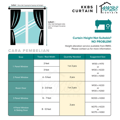 Jorica 85-95% Blackout Curtain Ready Made Standard Width