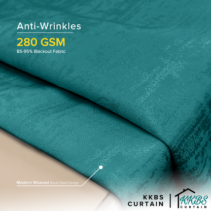 Jorica 85-95% Blackout Curtain Ready Made Standard Width